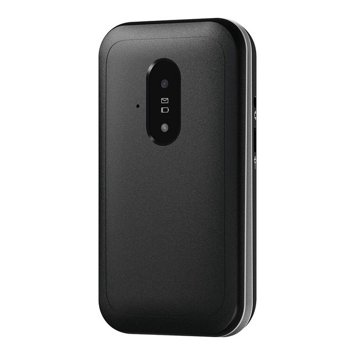 Doro Leva E22 LTE - Teléfono Móvil Básico con Concha, Pantalla 2.8", Cámara 0.3 MP, 4G, Batería 1150 mAh, Negro y Blanco