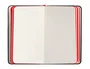 Antartik Cuaderno Antartik Notes tapa dura A6 hojas lisas negro y rojo