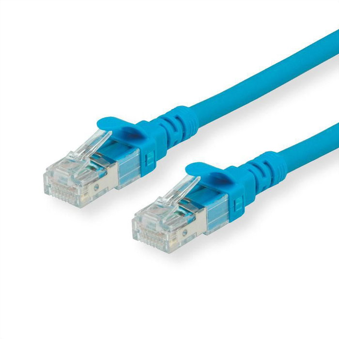 ROLINE Cable de red Cat.6A S/FTP azul de 1,5 m ROLINE Cable de red Cat.6A S/FTP azul de 1,5 m