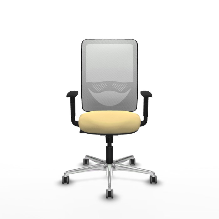 PIQUERAS Y CRESPO Silla de oficina Zulema con mecanismo Sincro, Crema y Blanco PIQUERAS Y CRESPO Silla de oficina Zulema con mecanismo Sincro, Crema y Blanco