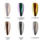 Andreia Chrome Illusion Pen 06 - Lápiz de Esmalte en Polvo Cromado para Uñas, Efecto Espejo, Aplicación Fácil, Formulación 100% Vegana - 6 Colores