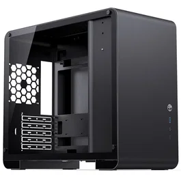 Jonsbo U4 Mini Caja Micro Tower Ordenador Negro Cristal Templado USB 3.0 USB-C 222x385x440 mm