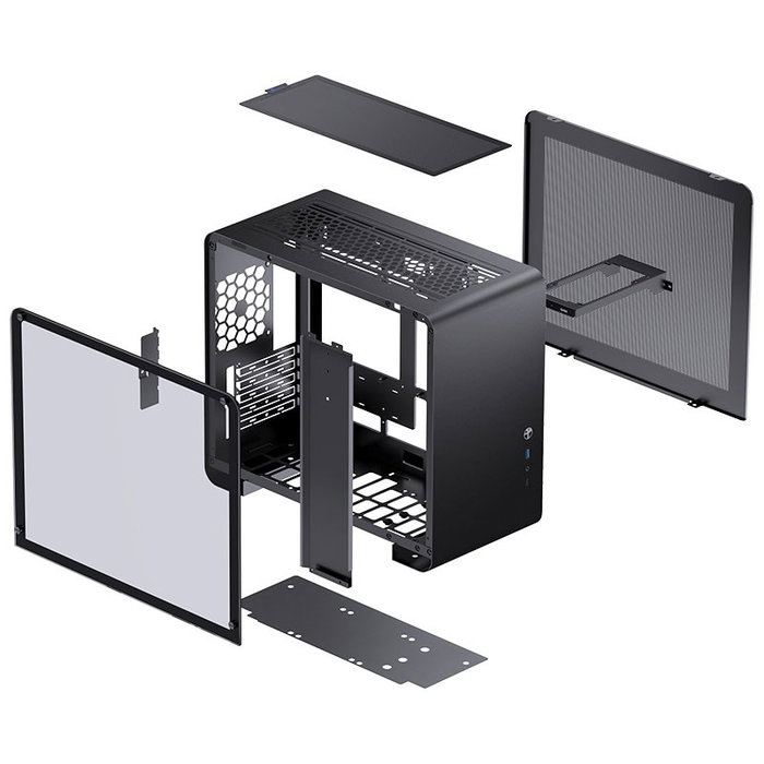 Jonsbo U4 Mini Caja Micro Tower Ordenador Negro Cristal Templado USB 3.0 USB-C 222x385x440 mm Jonsbo U4 Mini Caja Micro Tower Ordenador Negro Cristal Templado USB 3.0 USB-C 222x385x440 mm