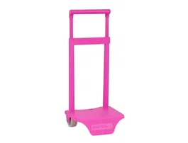 Carro portamochilas guarderia fucsia 180x160x350mm
