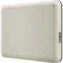Toshiba Canvio Advance Disco Duro Externo 2TB Blanco con Software de Seguridad y Copia de Seguridad Incluido