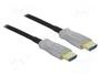 DeLOCK Cable HDMI óptico activo 4K 60 Hz 50 m
