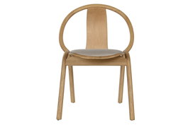 DKD Home Decor Silla Scandi Natural Beige 42 x 83 x 47 cm (2 Unidades) Madera y Poliester