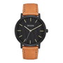 Nixon Porter A10582664 con caja negra y correa de cuero marrón