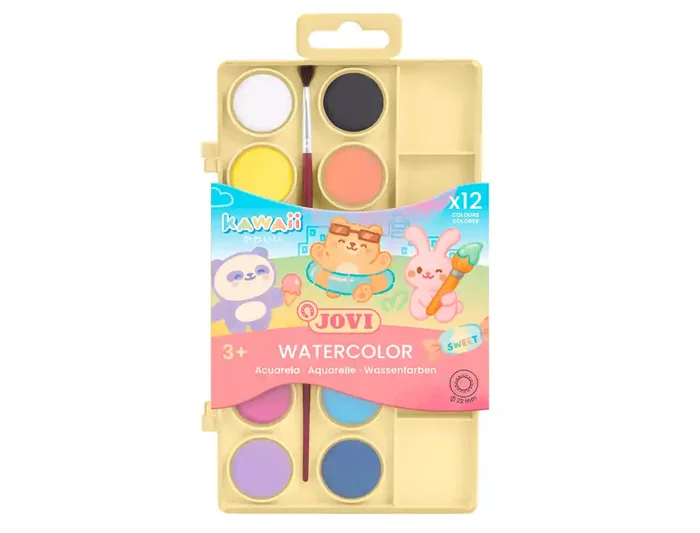 Jovi Expositor de Sobremesa Kawaii - 48 Unidades Surtidas - Multicolor - Serie Kawaii - Dimensiones 170x290x300 mm