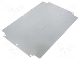 FIBOX Placa de ensamblaje de acero con recubrimiento de zinc