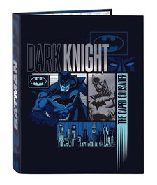 Carpeta de anillas Batman Legendary Azul marino A4 26.5 x 33 x 4 cm