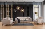 Atelier Del Sofa Sofá de 1 Plaza, Marrón Claro - Comodidad y Elegancia para su Salón, 90x85x77 cm