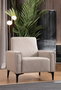 Atelier Del Sofa Sofá de 1 Plaza, Marrón Claro - Comodidad y Elegancia para su Salón, 90x85x77 cm