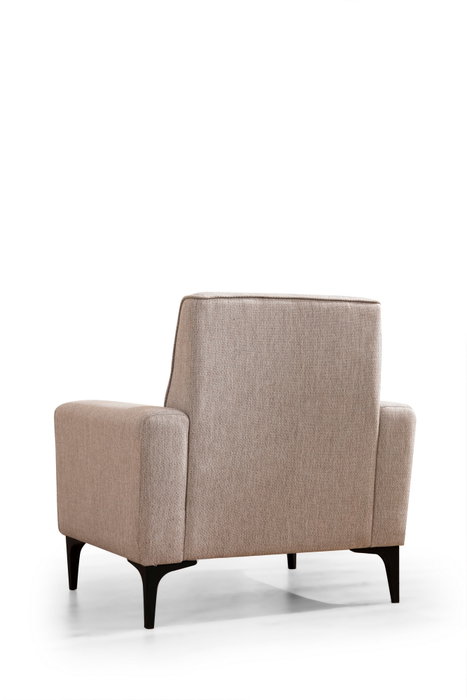 Atelier Del Sofa Sofá de 1 Plaza, Marrón Claro - Comodidad y Elegancia para su Salón, 90x85x77 cm