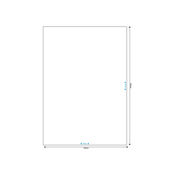 MediaRange MRINK140 Etiquetas Adhesivas, 210x297 mm (A4), Blanco, Adhesivo Permanente, 50 Hojas, para Impresión Láser e Inyección de Tinta