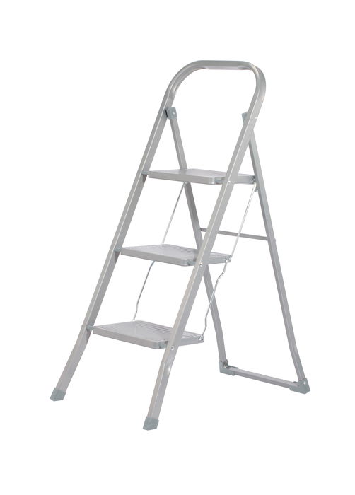 Bricotech Taburete Hierro Plegable 3 Peldaños (2 Unidades)