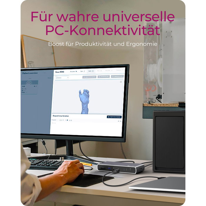 ICY BOX IB-DK8801-TB4 Docking Station Thunderbolt 4 - 4x USB-A, 3x USB-C, HDMI, Ethernet 2.5G, 96W PD, Lector SD, Para 8K, Aluminio Negro ICY BOX IB-DK8801-TB4 Docking Station Thunderbolt 4 - 4x USB-A, 3x USB-C, HDMI, Ethernet 2.5G, 96W PD, Lector SD, Para 8K, Aluminio Negro