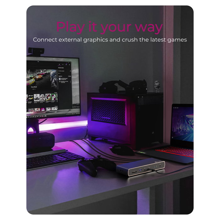 ICY BOX IB-DK8801-TB4 Dockingstation Thunderbolt 4