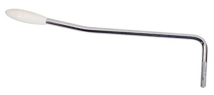 Trémolo Boston Cromo con Tapa Blanca 5 mm Trémolo Boston Cromo con Tapa Blanca 5 mm