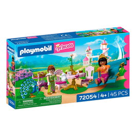 PLAYMOBIL 72054 Visitante Lejano Set de Figuras y Accesorios para Jardín del Castillo con Alfombra Mágica