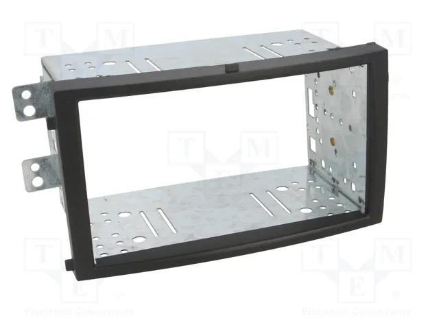 ACV Bastidor de montaje de radio para SsangYong Rexton 2 DIN negro