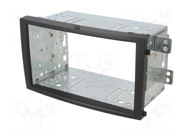 ACV Bastidor de montaje de radio para SsangYong Rexton 2 DIN negro