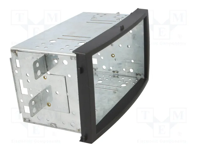 ACV Bastidor de montaje de radio para SsangYong Rexton 2 DIN negro