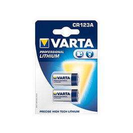 Varta CR123A Batería Litio 3V 1600mAh 2 Piezas