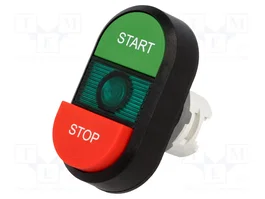 ABB Interruptor doble verde-rojo 22mm