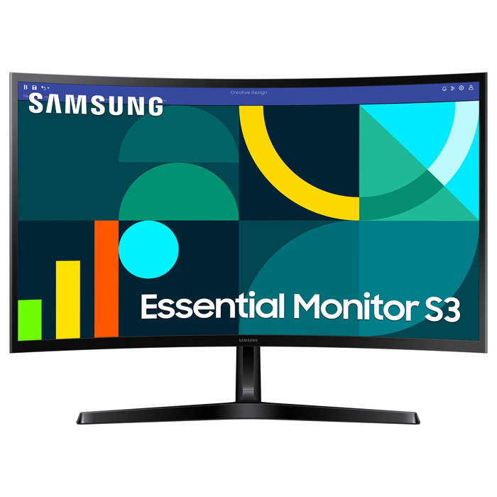Samsung S27D366GAU - Monitor Curvo 27 Pulgadas FHD 1920x1080 VA 100Hz 4ms (GTG) 1800R, Relación 16:9, HDMI VGA, Negro, Incluye Base Samsung S27D366GAU - Monitor Curvo 27 Pulgadas FHD 1920x1080 VA 100Hz 4ms (GTG) 1800R, Relación 16:9, HDMI VGA, Negro, Incluye Base