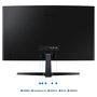 Samsung S27D366GAU - Monitor Curvo 27 Pulgadas FHD 1920x1080 VA 100Hz 4ms (GTG) 1800R, Relación 16:9, HDMI VGA, Negro, Incluye Base