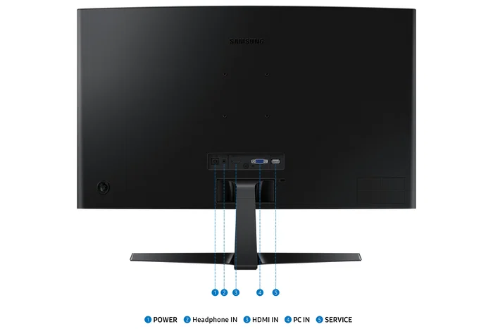 Samsung S27D366GAU Monitor Curvo 27 Pulgadas Full HD 100Hz VA Negro