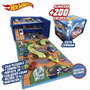 Cefa Caja Organizadora de Coches 3 en 1 Hot Wheels - Transformable en Almacenamiento o Zona de Juego, Capacidad para Más de 200 Coches