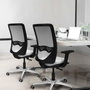 PIQUERAS Y CRESPO Silla de oficina Zulema con Mecanismo Sincro, Morado y Negro