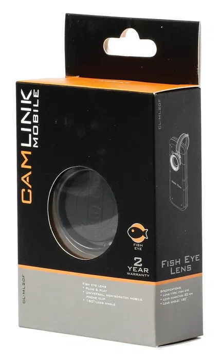 Nedis CamLink CL-ML20F Objetivo Ojo de Pez para Smartphones y Tablets, Accesorio para Teléfono Móvil Nedis CamLink CL-ML20F Objetivo Ojo de Pez para Smartphones y Tablets, Accesorio para Teléfono Móvil