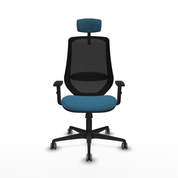 PIQUERAS Y CRESPO Silla de oficina Mardos con mecanismo Sincro, Verde petróleo y Negro PIQUERAS Y CRESPO Silla de oficina Mardos con mecanismo Sincro, Verde petróleo y Negro