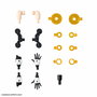BANDAI HOBBY Set Partes Opcionales 30MS 19 Dash Unit Color A Brazos Piernas Manos Zapatos Conectores Mecanicos 30 Minutes Sisters