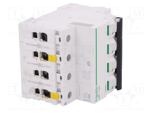 SCHNEIDER ELECTRIC Interruptor magnetotérmico iC60N 32A 3+N 6kA