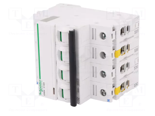 SCHNEIDER ELECTRIC Interruptor magnetotérmico iC60N 32A 3+N 6kA