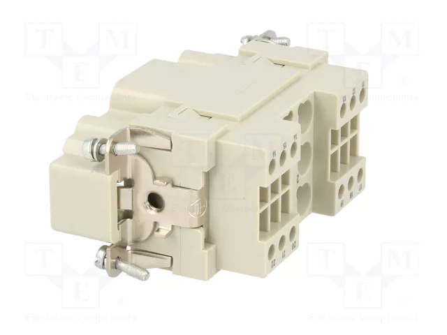 HARTING Han K 6/12 POS. M INSERT Plantilla de contacto macho HARTING Han K 6/12 POS. M INSERT Plantilla de contacto macho