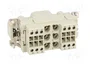 HARTING Han K 6/12 POS. M INSERT Plantilla de contacto macho