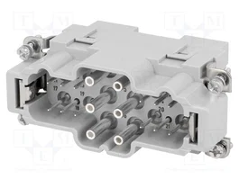 HARTING Han K 6/12 POS. M INSERT Plantilla de contacto macho