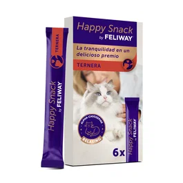 Ceva Feliway Happy Snack Ternera 6 Sobres de 15g