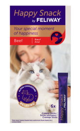 Ceva Feliway Happy Snack Ternera 6 Sobres de 15g