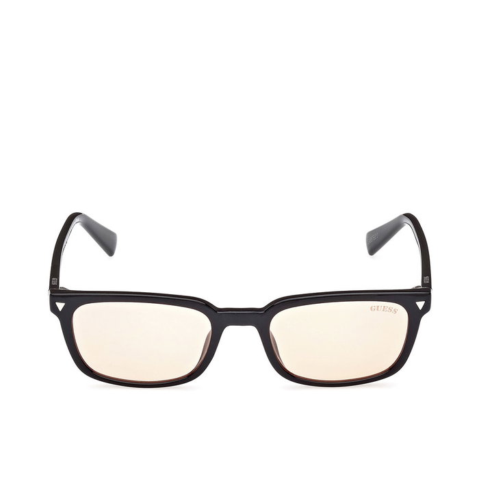 Guess Gafas GU8284 01E Gafas de Sol para Adultos Unisex Rectangulares Negro Brillante Montura Marrón Lente 150 mm Guess Gafas GU8284 01E Gafas de Sol para Adultos Unisex Rectangulares Negro Brillante Montura Marrón Lente 150 mm