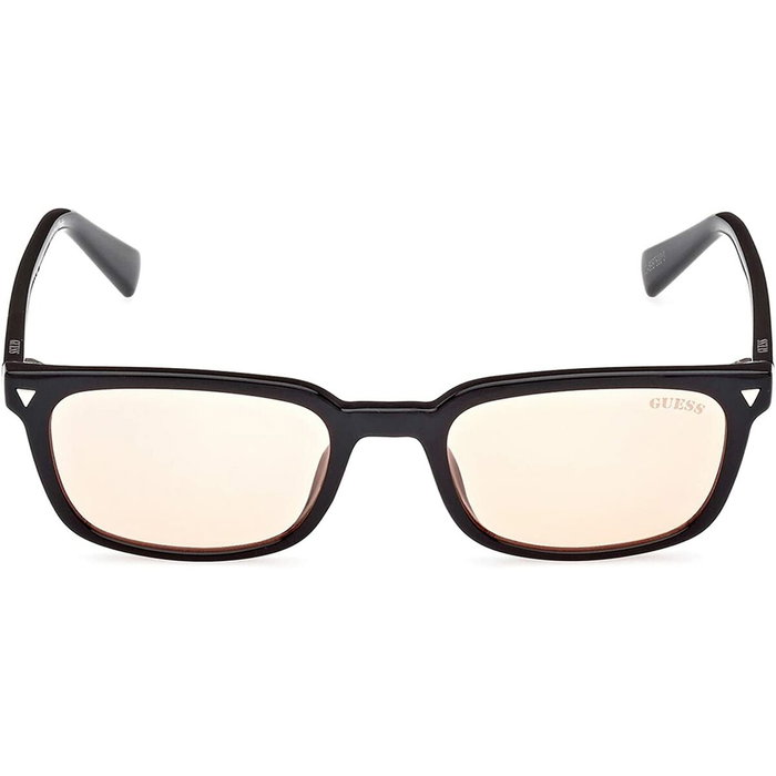 Guess GU8284 01E Gafas de Sol Rectangulares Negro Brillante Marrón
