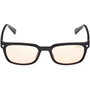 Guess GU8284 01E Gafas de Sol Rectangulares Negro Brillante Marrón