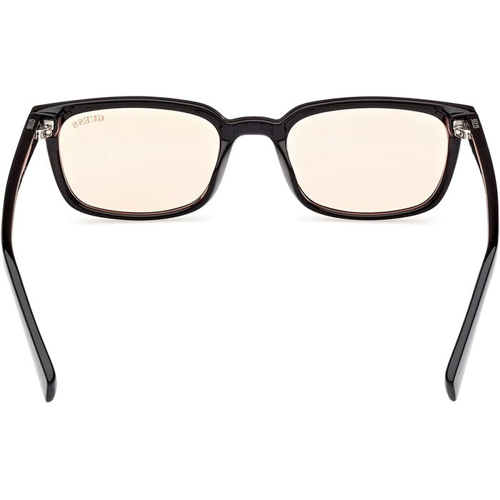Guess GU8284 01E Gafas de Sol Rectangulares Negro Brillante Marrón