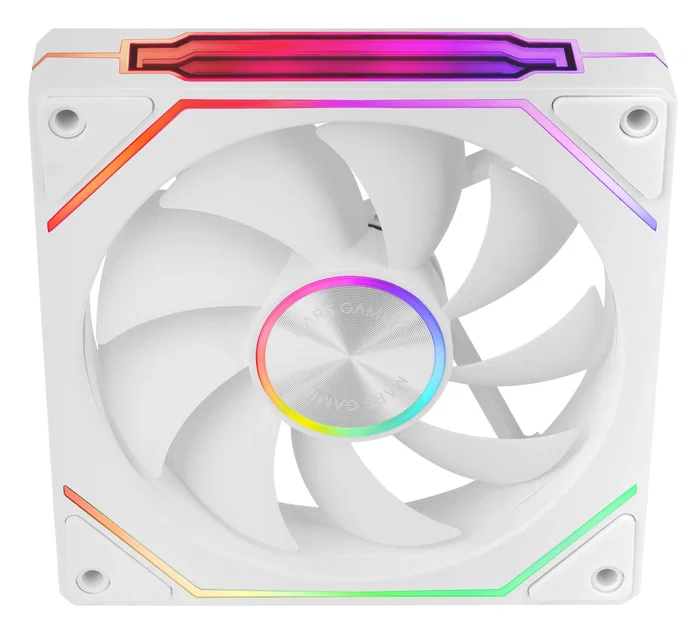 Mars Gaming MF-LINKFINITYKIT2W Kit 3 Ventiladores 120mm ARGB Blanco con Linkfinity Magnético y Control PWM