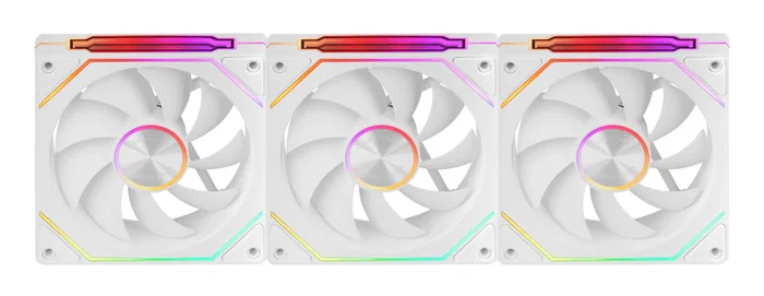 Mars Gaming MF-LINKFINITYKIT2W Kit 3 Ventiladores 120mm ARGB Blanco con Linkfinity Magnético y Control PWM